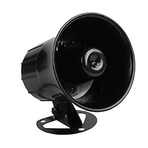 110dB Alarmsirene außen, 12V DC verdrahtete Alarmsirene Horn für Home Security Protection System Outdoor kann mit verschiedenen Alarmverbindung gearbeitet werden