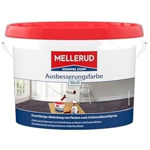 Mellerud Schimmel Stopp Trockene Wand 2 in 1 Farbe & Abdichtung Weiß | 0,75 l | Sofort-Renovierung für feuchte Wände – Stoppt Feuchtigkeit, isoliert Flecken, schützt vor Salzausblühungen